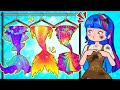 Princess became mermaids for a day  crazy body swap  hilarious cartoon animation