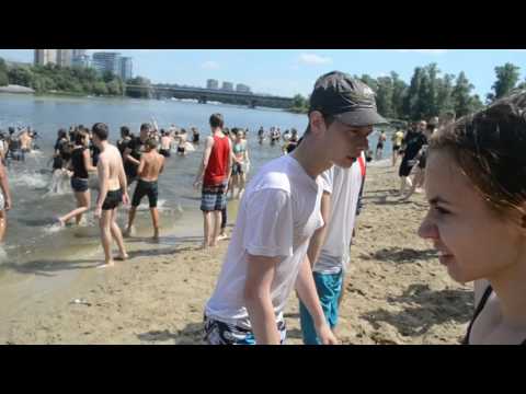 Water battle in Kyiv 2 07 2016