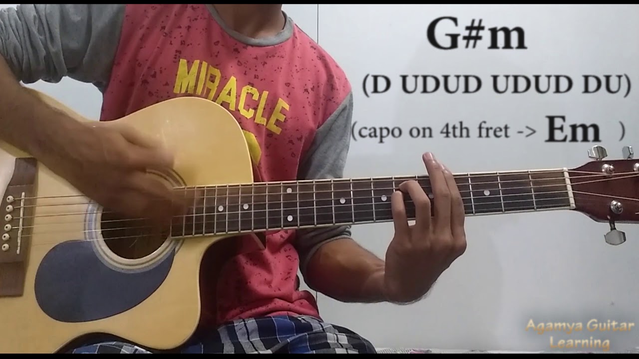 Dil Mein Ho Tum Guitar Chords Lesson+Cover, Strumming Pattern