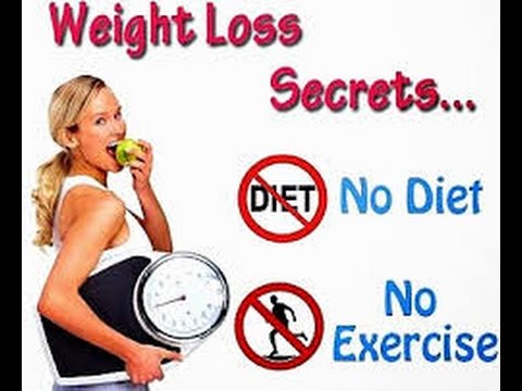 how to lose weight really fast no exercise
