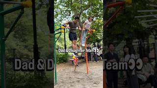 Dad & Daughter Muscle Up Team 👀 How it’s going vs. How It Started