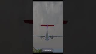 ATR-72 mission midland to cliffs airport at Archipelago in Turboprop flight simulator