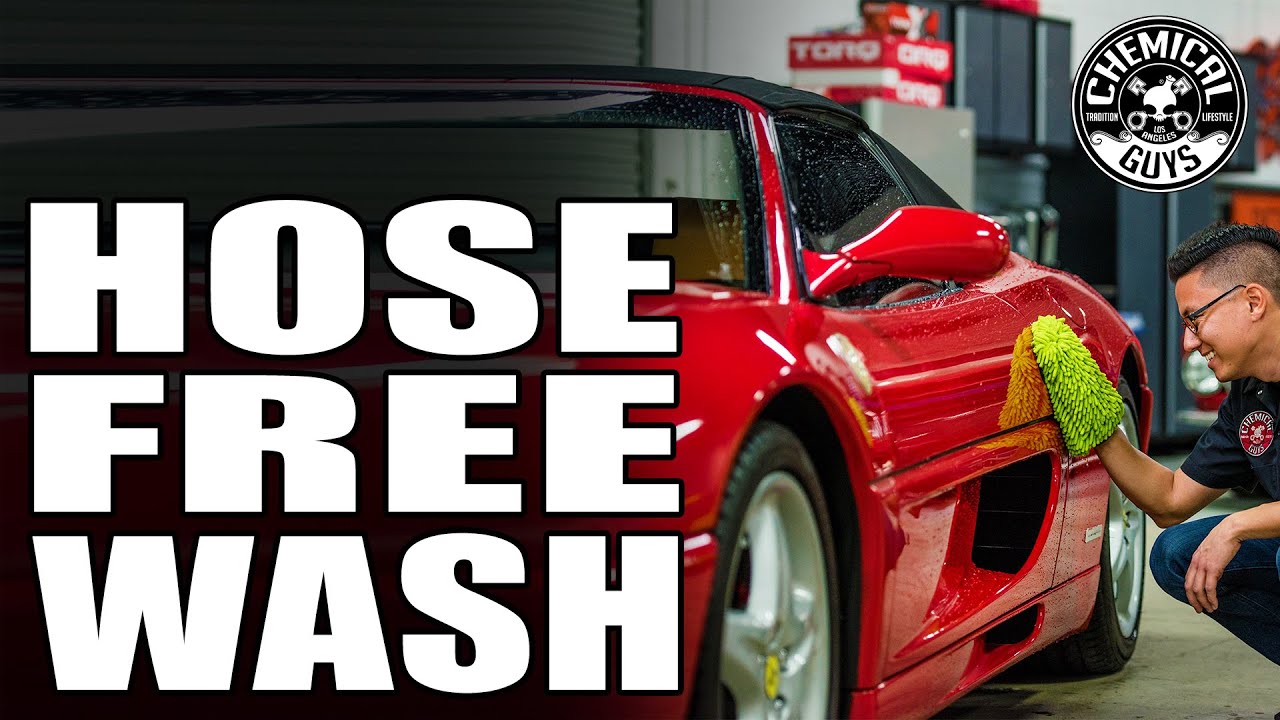 How to wash your car without a hose or pressure washer! (RINSELESS WASH  METHOD) 