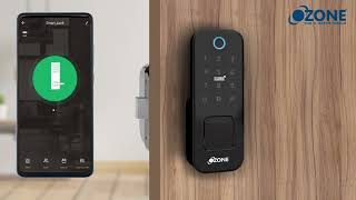 Ozone 5 in 1 CLEO Smart Lock Operation Video with Mobile App screenshot 5