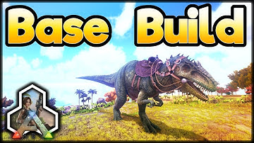 Ark Survival Evolved Base Build Grind - PS4 Console Edition Gameplay