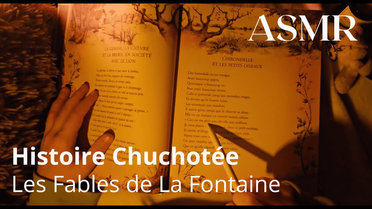 ASMR Histoire chuchotée - Les fables de La Fontaine