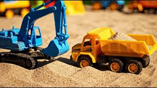 💥 RC Jobsite Action! Huina Excavator & Volvo Dump Truck Work Together After Quick Repair