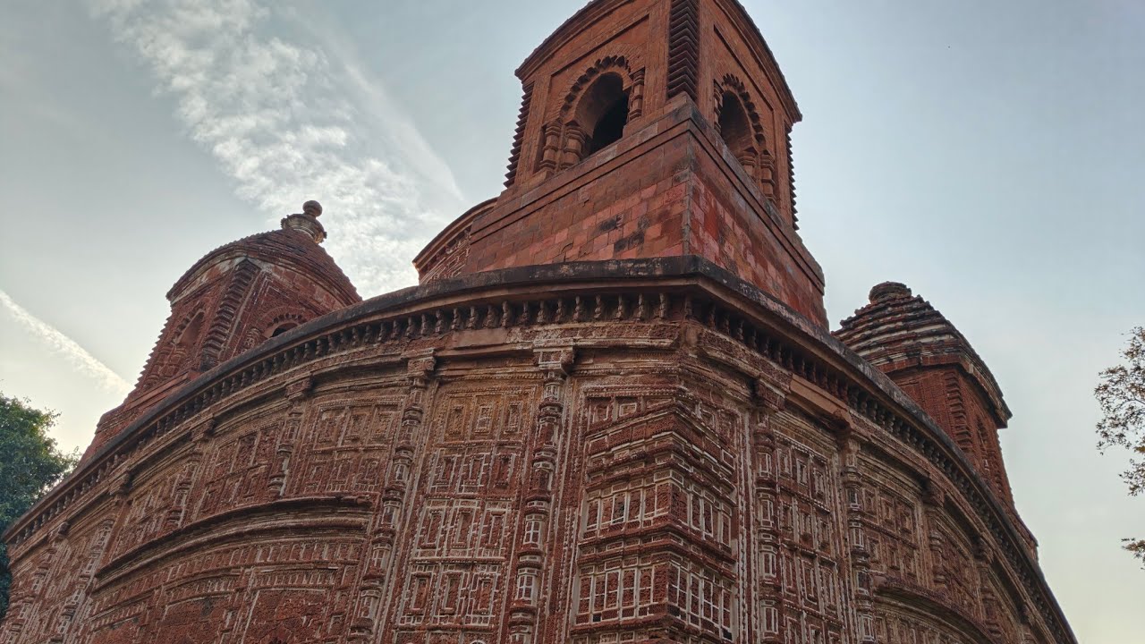 বিষ্ণুপুরের টেরাকোটা মন্দির।   bishnupur terakota temple bengali Part 2 