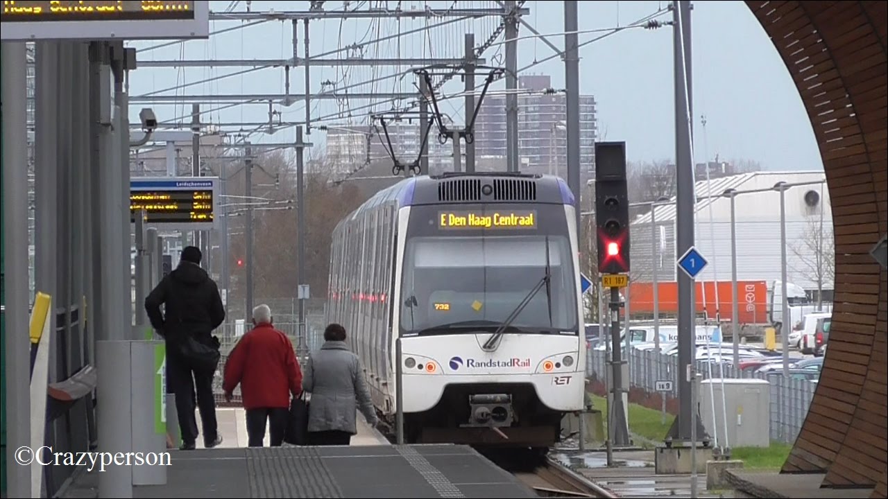 RET metro 2x combi (R)SG3 en HTM tram op Leidschenveen! 