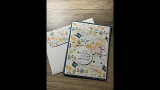 Easy Floral Card | Stampin Up! 2025 Advent Calendar Card Making Tutorial