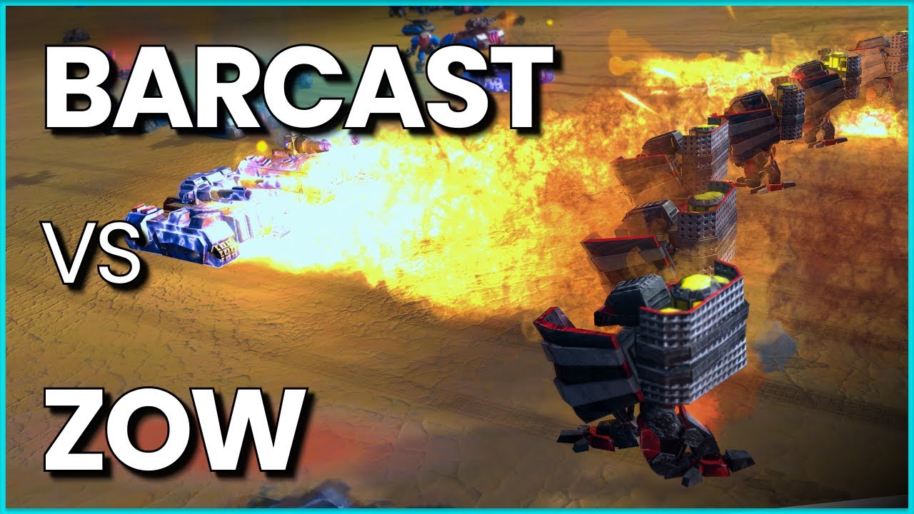 Barcast VS Zow - 1v1 Beyond All Reason Cast