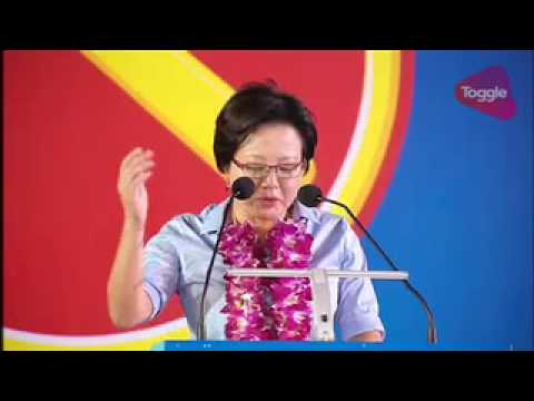 Video GE2015: Sylvia Lim speaks at WP rally at Serangoon... - youtube