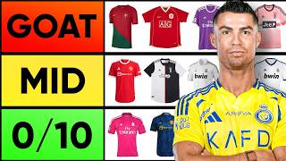Brutally Ranking EVERY CRISTIANO RONALDO Shirt EVER! (Tier List)