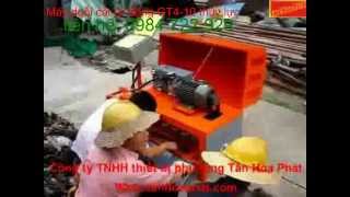 Máy duỗi cắt sắt tự động GT4-10 thủy lực, máy cắt sắt Tân Hòa Phát