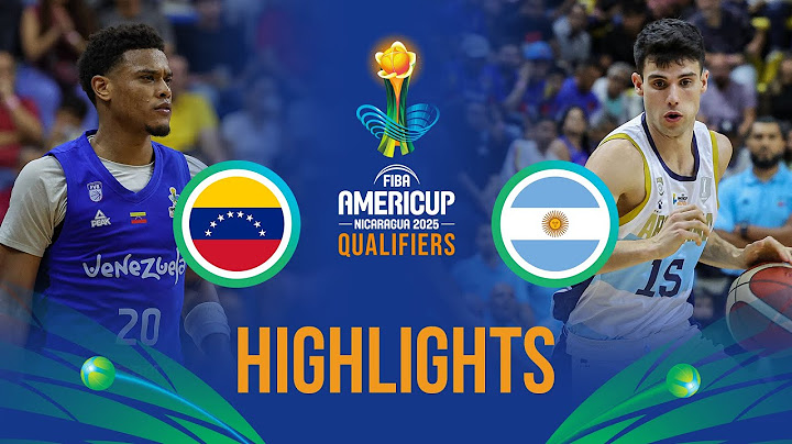 Venezuela 🇻🇪 vs Argentina 🇦🇷 | Highlights | FIBA AmeriCup 2025 Qualifiers