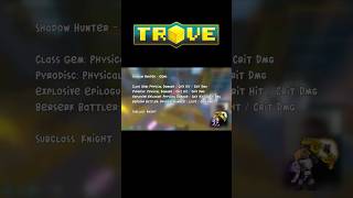 TROVE | Shadow Hunter Build Guide in 10 seconds or less.. #shorts