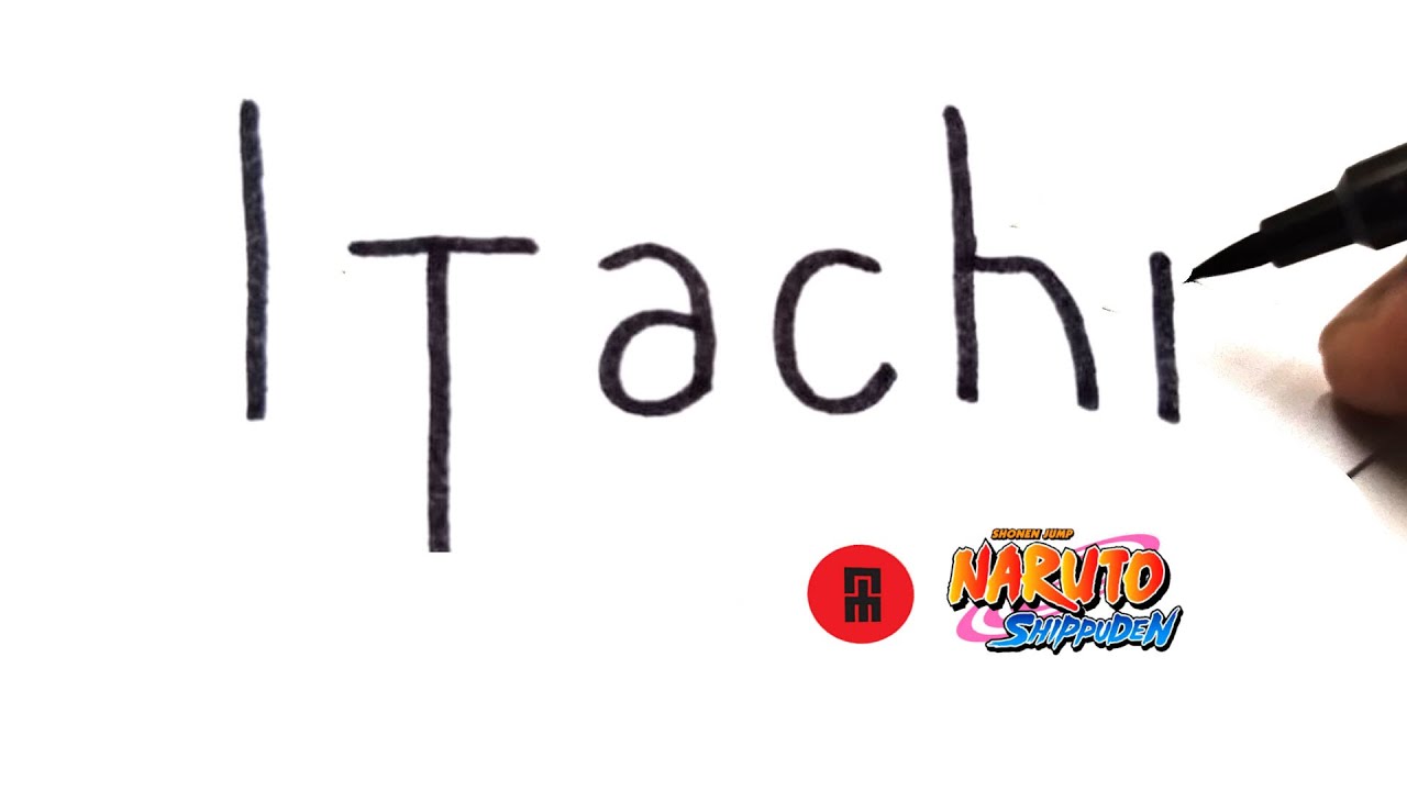Drawing anime character NARUTO from ITACHI name a member of the