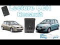 Lecture uch renault megane 2 scenic 2 sur table