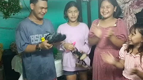 They open their gifts and so excited...#miche...  ...