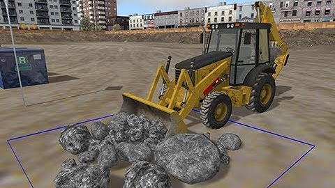 Stockpiling Module - Simlog Backhoe Loader Simulator