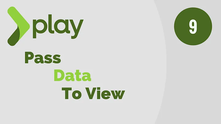 Play Framework Tutorial # 9 | Create and Pass Data to Views in Play Framework