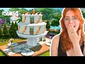 🥕 I built my dream Wedding Cake as a house in The Sims 4 - Speedbuild with voice over