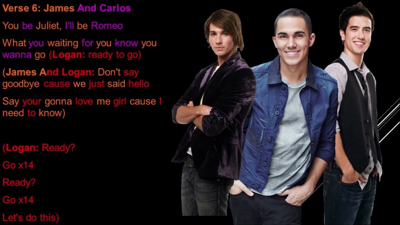 Love Me, Love Me Big Time Rush Lyrics - YouTube