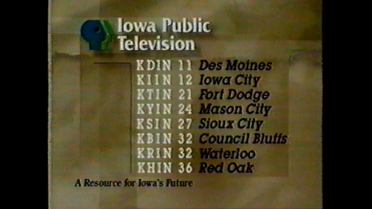 Tv Stations In Sioux City Iowa Iowa Public Television Station ID - November 2, 1998 - YouTube
