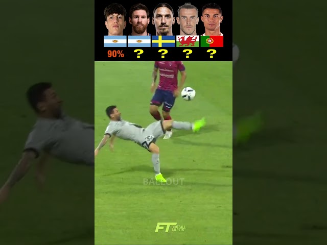 Ronaldo VS Messi VS Garnacho VS Zlatan VS Bale😬| Bicycle Kick Practice Makes Perfect class=