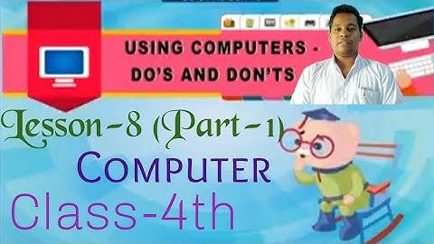 Class-4th, Computer, Lesson-8 (Part-1), Do