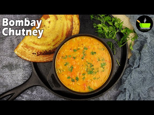 Bombay Chutney Recipe | Besan Chutney For Chapati, Poori, Idli & Dosa| Kadala Maavu Chutney| Chutney | She Cooks