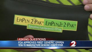 FDA approves first generic version of EpiPen - 11pm