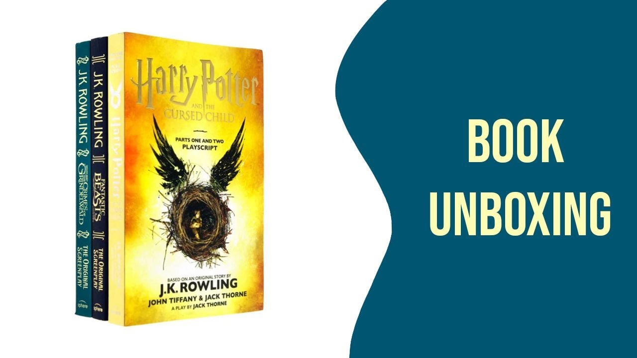 J.K. Rowling Collection 3 Books Set (Fantastic Beasts and Where to Find Them, The Crimes of Grindelwald, Harry Potter and The Cursed Child - Parts