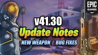 v41.30 Update Notes | Save the World