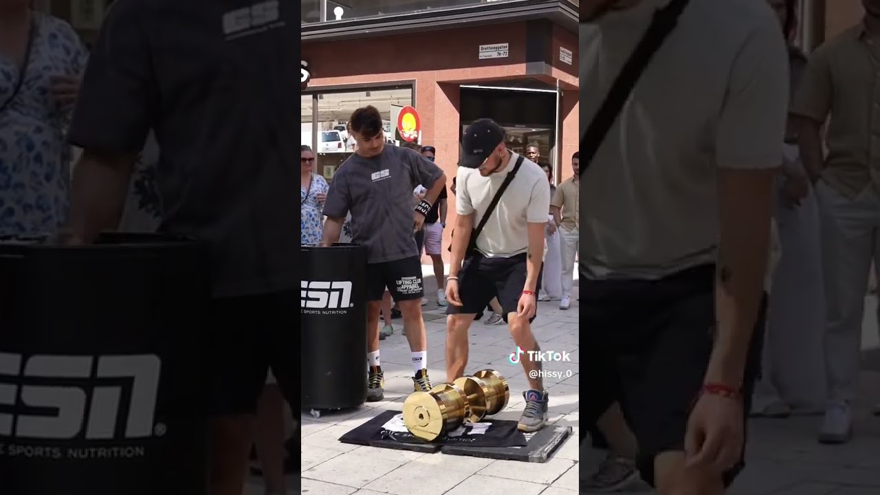 Lifting GOLD! 💪 Golden Dumbbells Challenge 