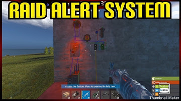 Easy Raid Alert System Tutorial- Rust Electrical