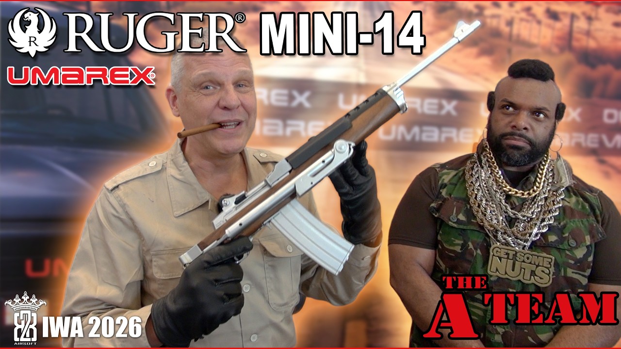 A-TEAM Ruger Mini-14 GBB -  Umarex / VFC Airsoft IWA 2026