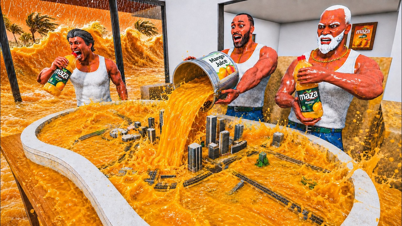 Franklin Found Mango Tiny City & Controll Entire City - INDIAN BIKE DRIVING 3D