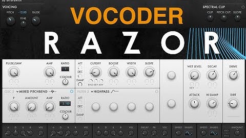 Razor | Additive Synth by Native Instruments // Preset Test: Vocoder