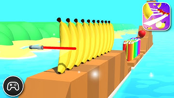 Flying Cut - Gameplay Walkthrough Part 98 - Easy Brain Teaser Puzzle (iOS, Android)