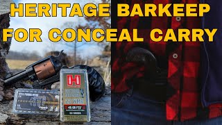 Heritage Barkeep for Conceal Carry