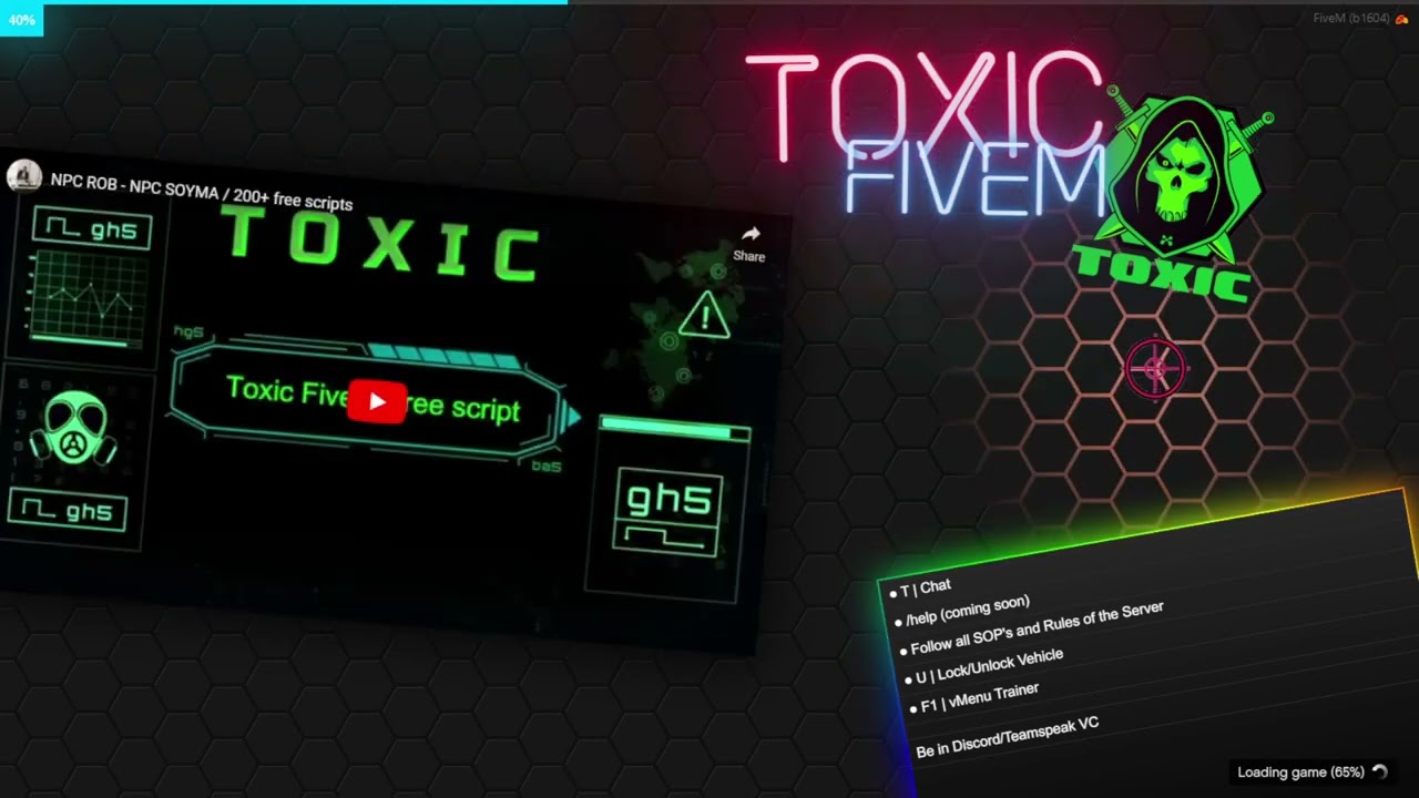 Toxic Fivem Loading Screen Neon Toxic Fivem 1k Free Scripts YouTube Maxresdefault 