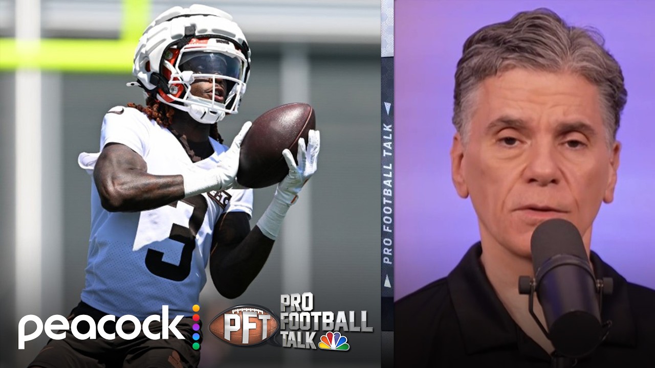 Jerry Jeudy debunks edited video on Cleveland Browns QB battle | Pro Football Talk | NFL on NBC