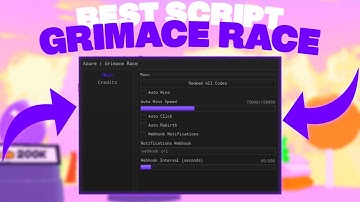 The *BEST* Grimace Race Script 👑 | FREE UGC FAST! 😲