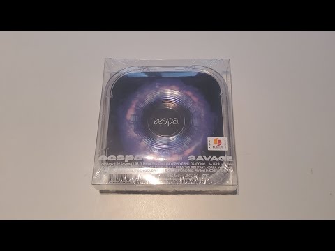 Unboxing aespa p.o.s Savage album - YouTube