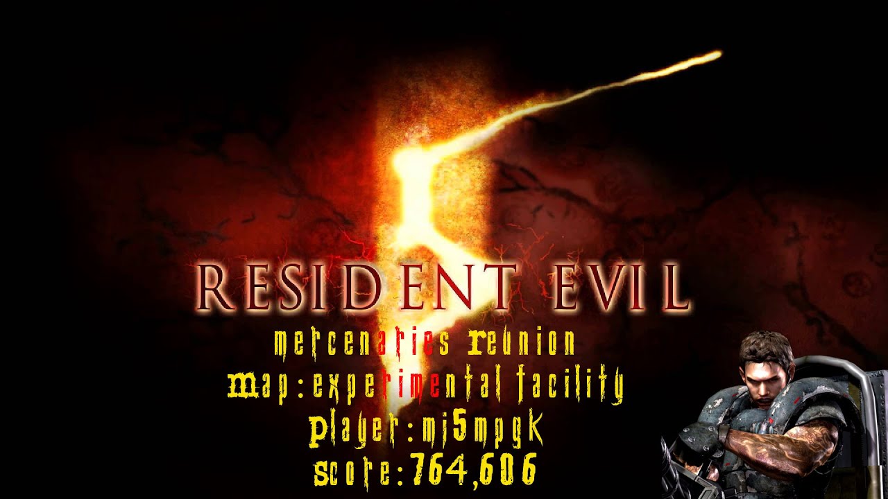 バイオハザード5 マーセナリーズ リユニオン実験施設SOLO RE5 The Mercenaries Reunion Experimental Facility 764,606