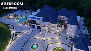 Desain Rumah Modern | Desain Rumah Mediterania 8 Kamar Tidur.