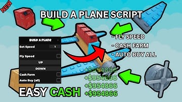 [NEW] Build A Plane Script - Infinite Cash, Fly Speed & More *NO KEY!*