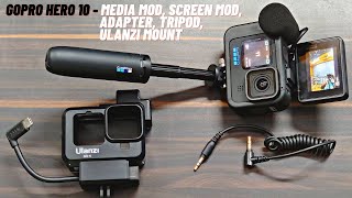 GoPro Hero 10 Media Mod, Screen Mod, GoPro Accessories  - 4K Video Quality