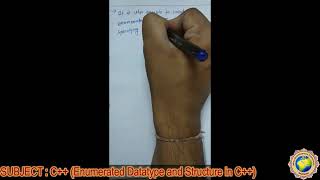 Unit - 1 : Topic - 1.11 (Programming in C++)